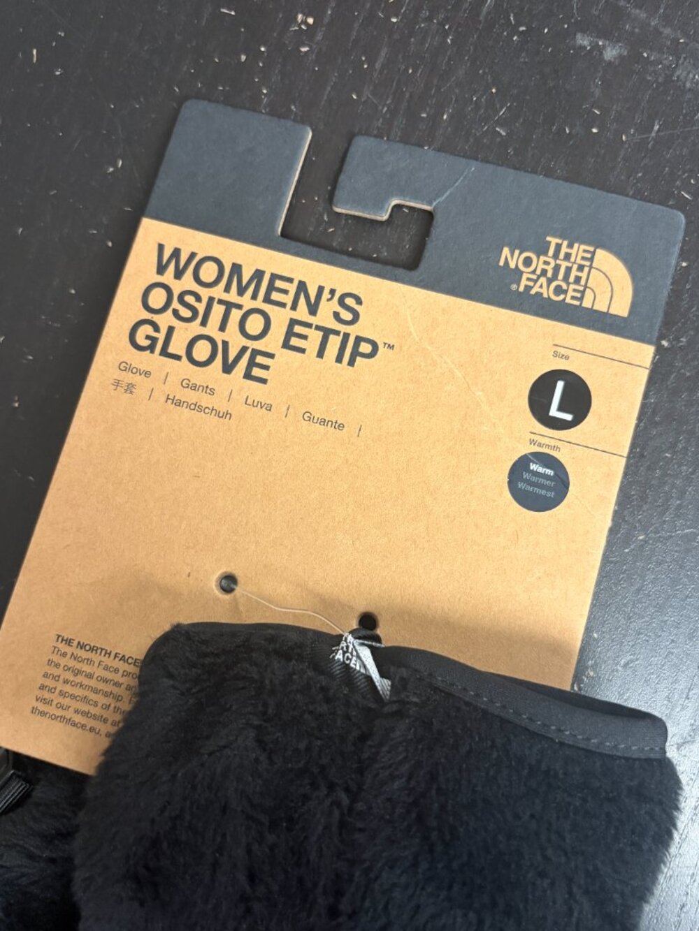 NEW! The North Face Women's Osito Etip Gloves Size Large Winter - Picture 4 of 4